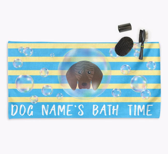 'Bathtime' Personalized Towel for your {breedCommonName}